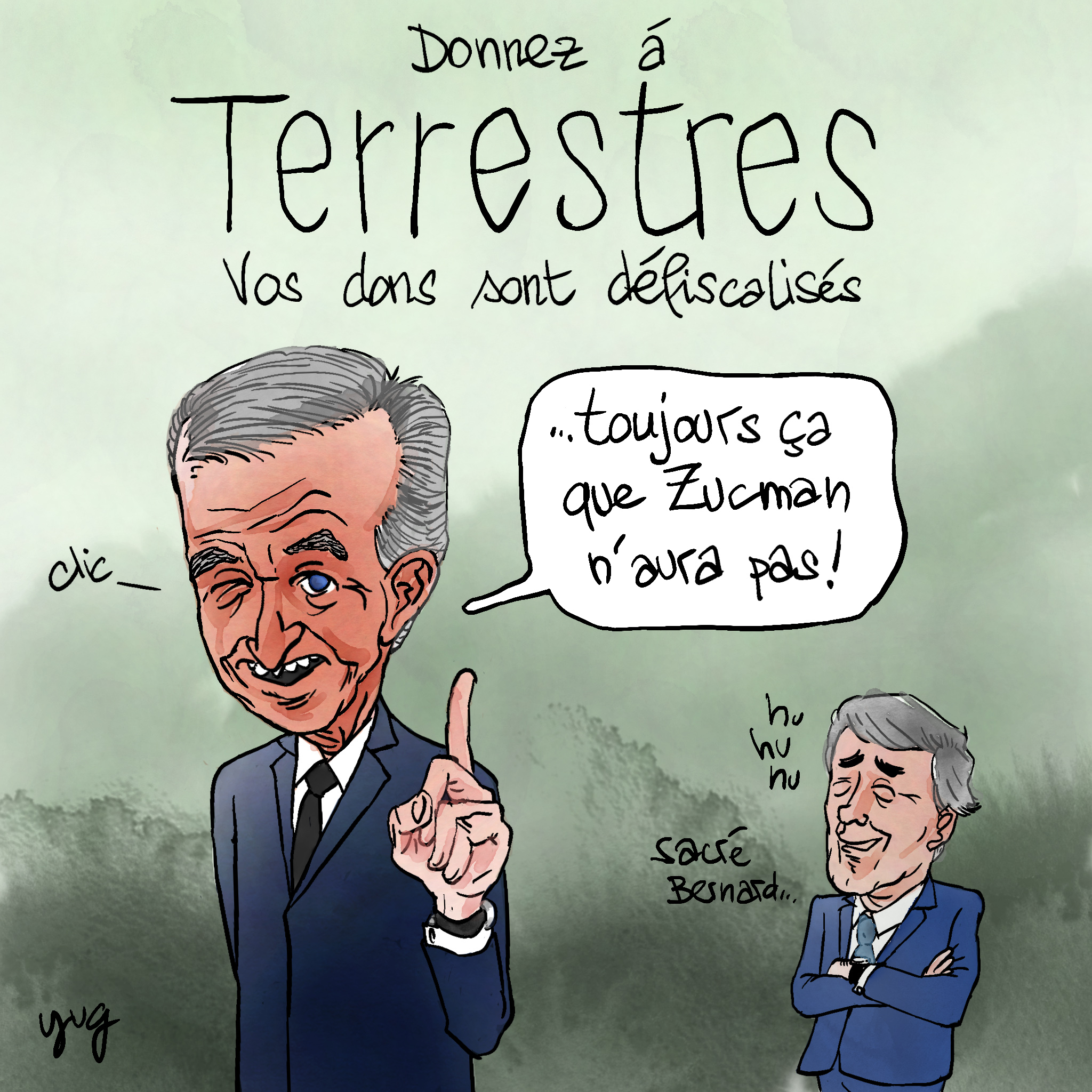 Deux mésanges à l'aquarelle